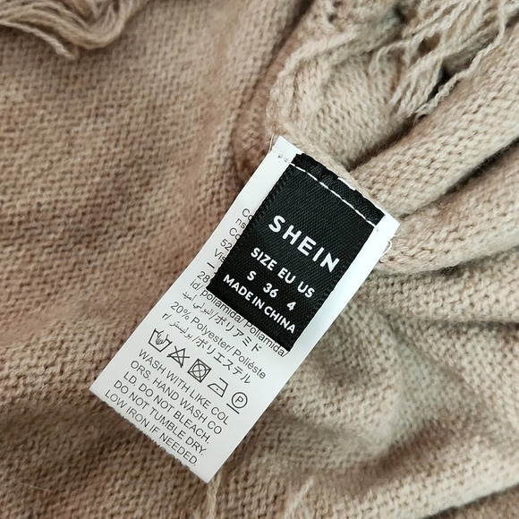 Shein-knit wrap cardigan  sweater - Picture 7 of 7